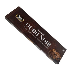 BIC Brand Panchavati OUDH NOIR Traditionally Hand Rolled Masala Incense Sticks, 50g
